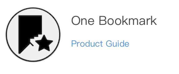 One Bookmark Guide 