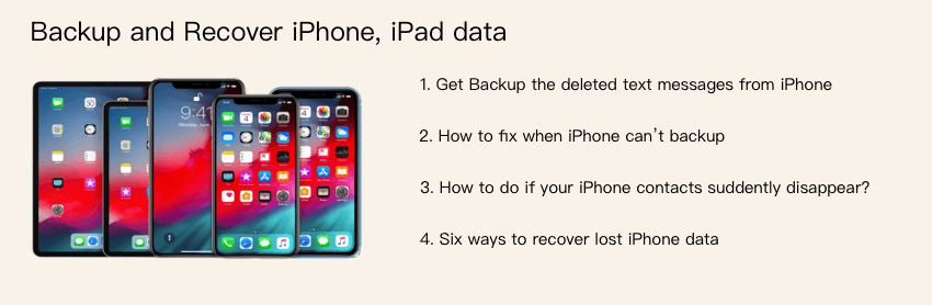 backup and recover iphone data