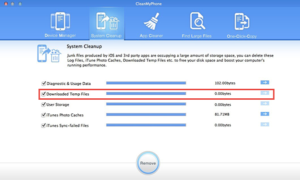 Remove Downloaded Temporary Files