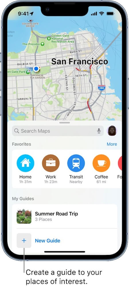 Apple Maps guides