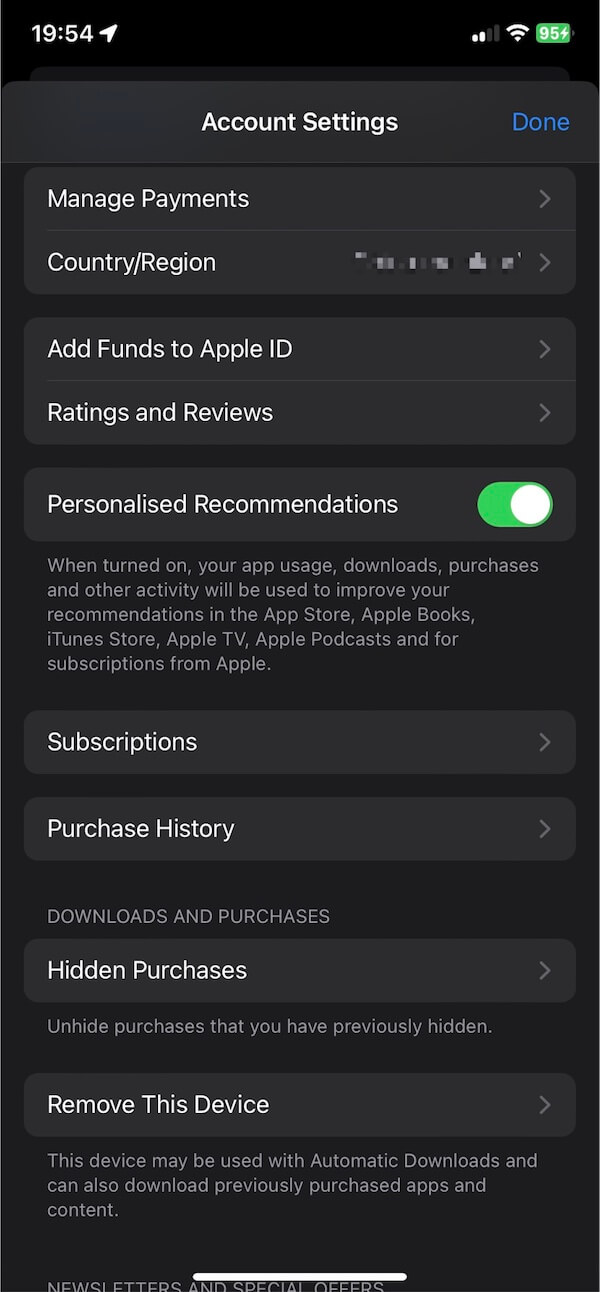 Change Your App Store Payment Country or Region