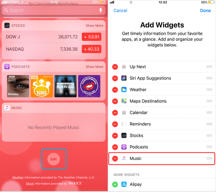 how to remove apple music from lock screen