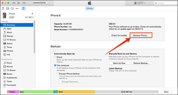 restoreiphoneitunes