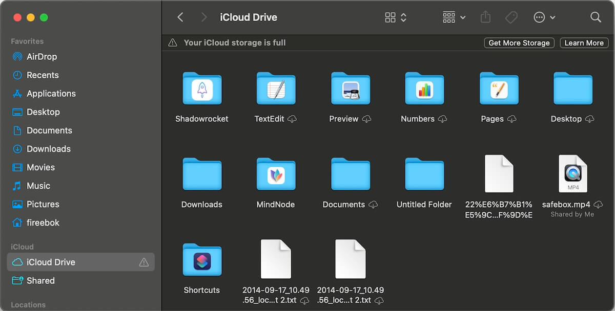 upload files to icloud drive
