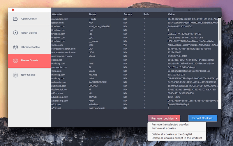 manage graylist and whitelist