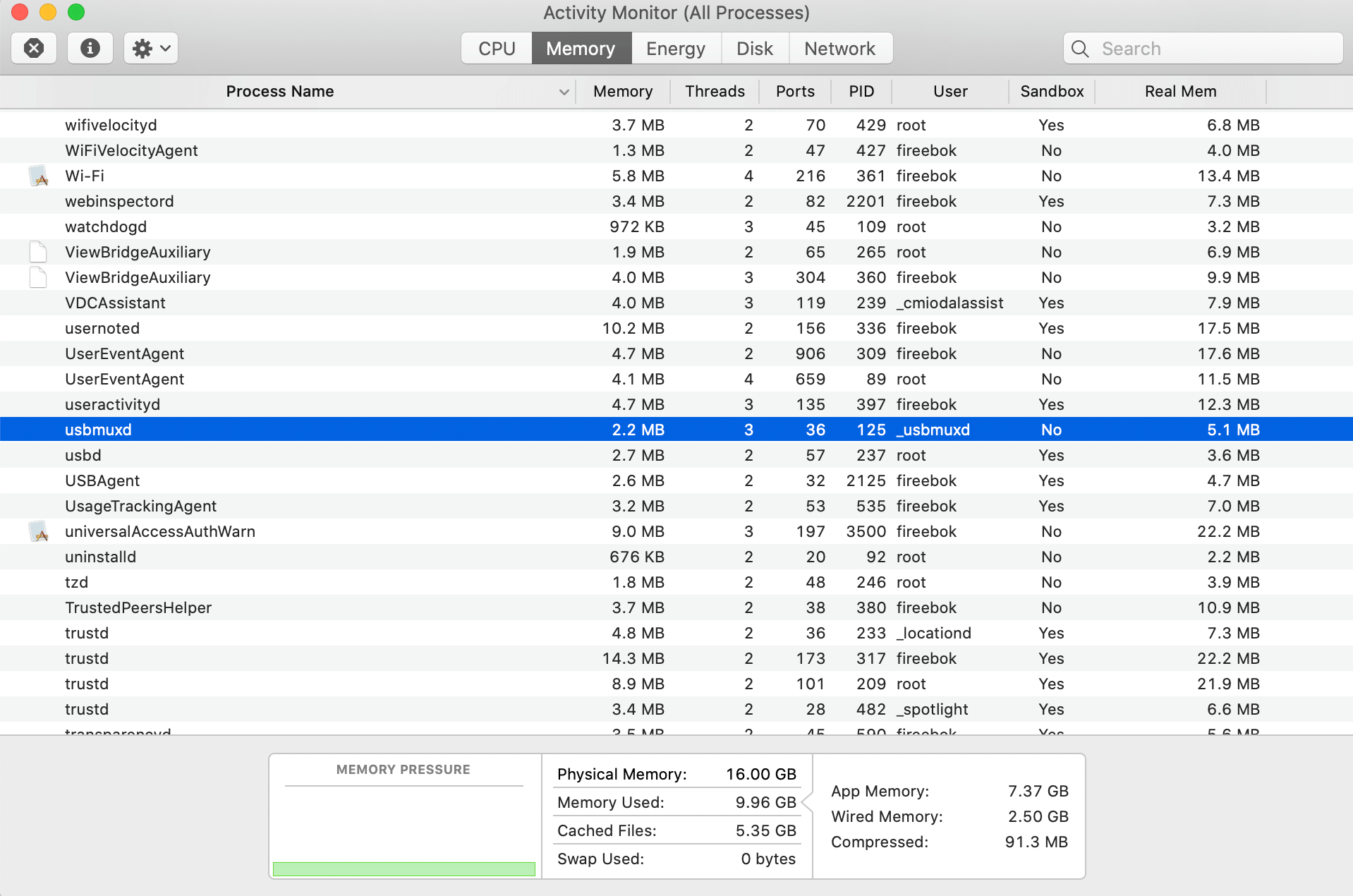 quit usb process on mac