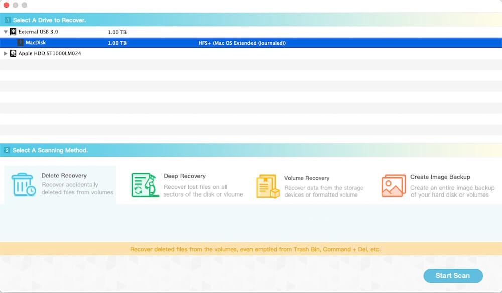 scan and find lost data from Western Digital Passport hard drive