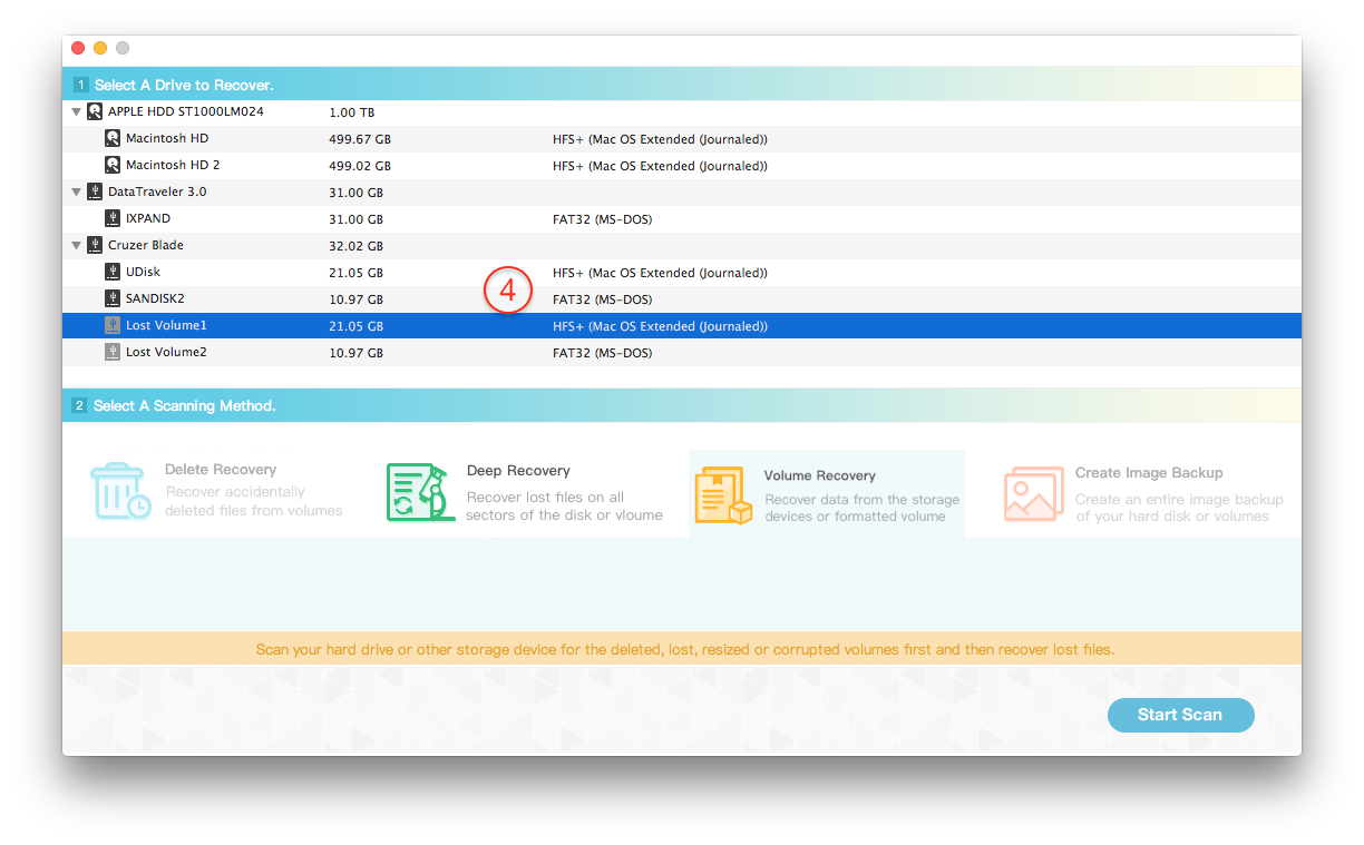 recover data from the formatted external drive