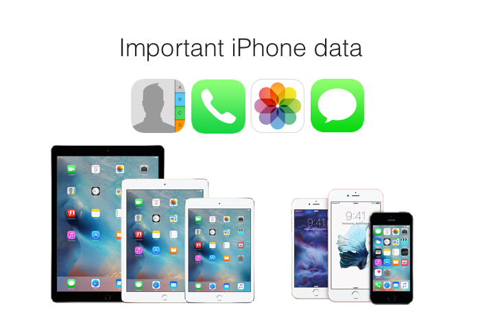 important iphone data