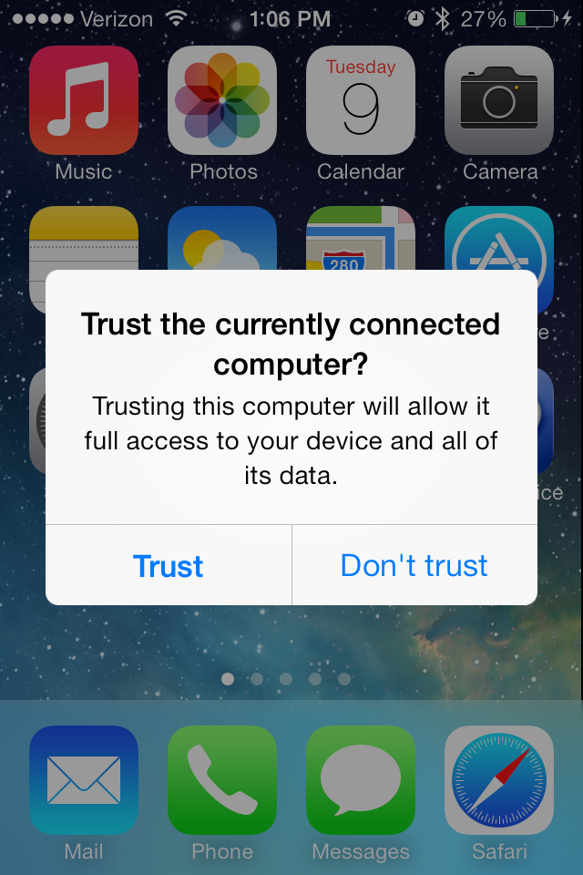 How To Remove Or Cancel The Trusted Computer With IPhone 