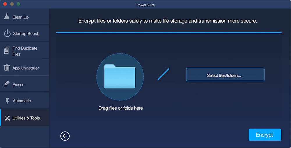 how to encrypt folder on mac