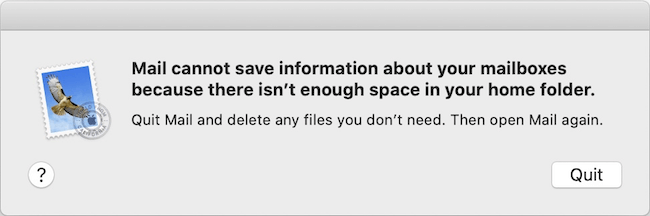 how to free up space on mac with mail