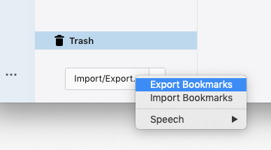 import opera bookmark to safari