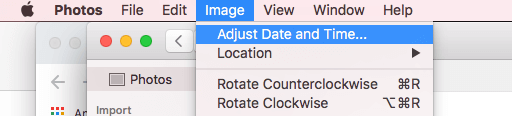 adjust date and time of photo in photos