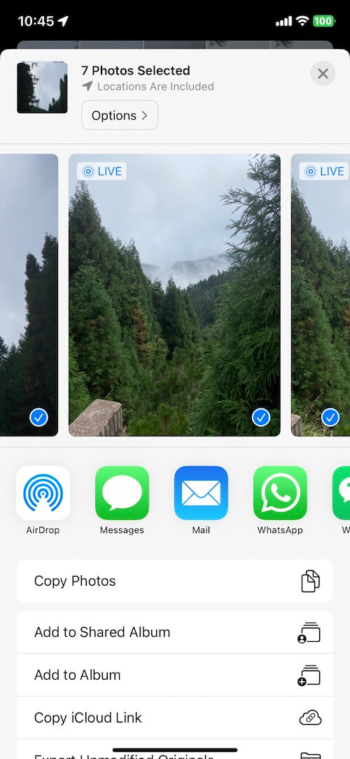 Employ AirDrop to import photos from iPhone to Mac