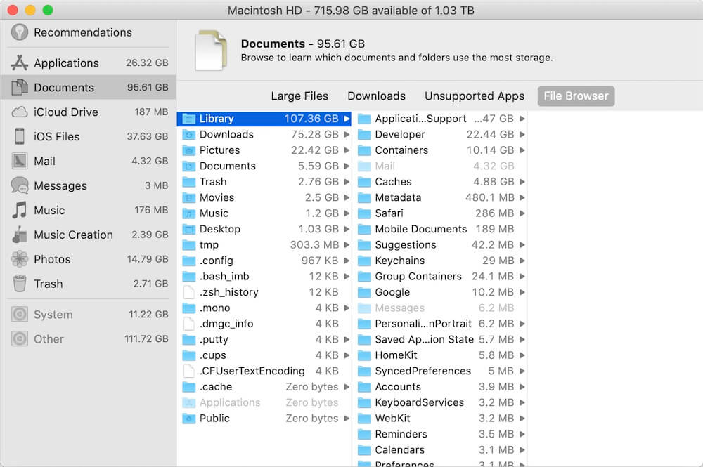 how to free up space on macbook air