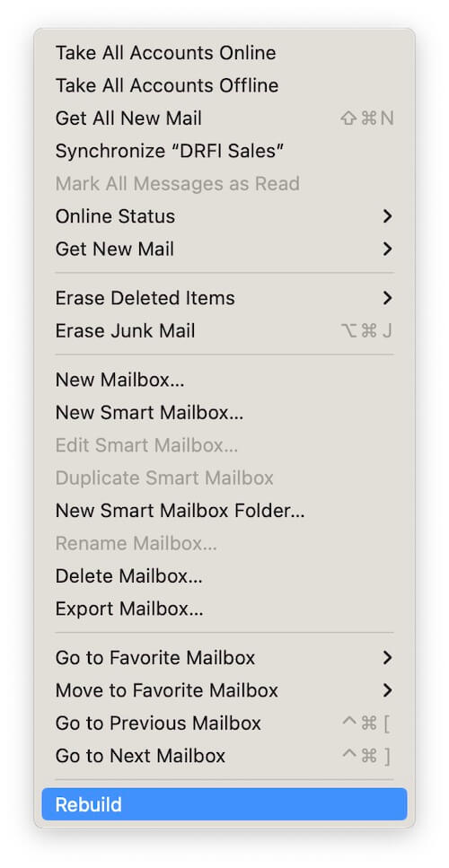 Rebuild Mail Messages