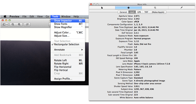 How To View Photo Exif Data On Windows Mac And IOS