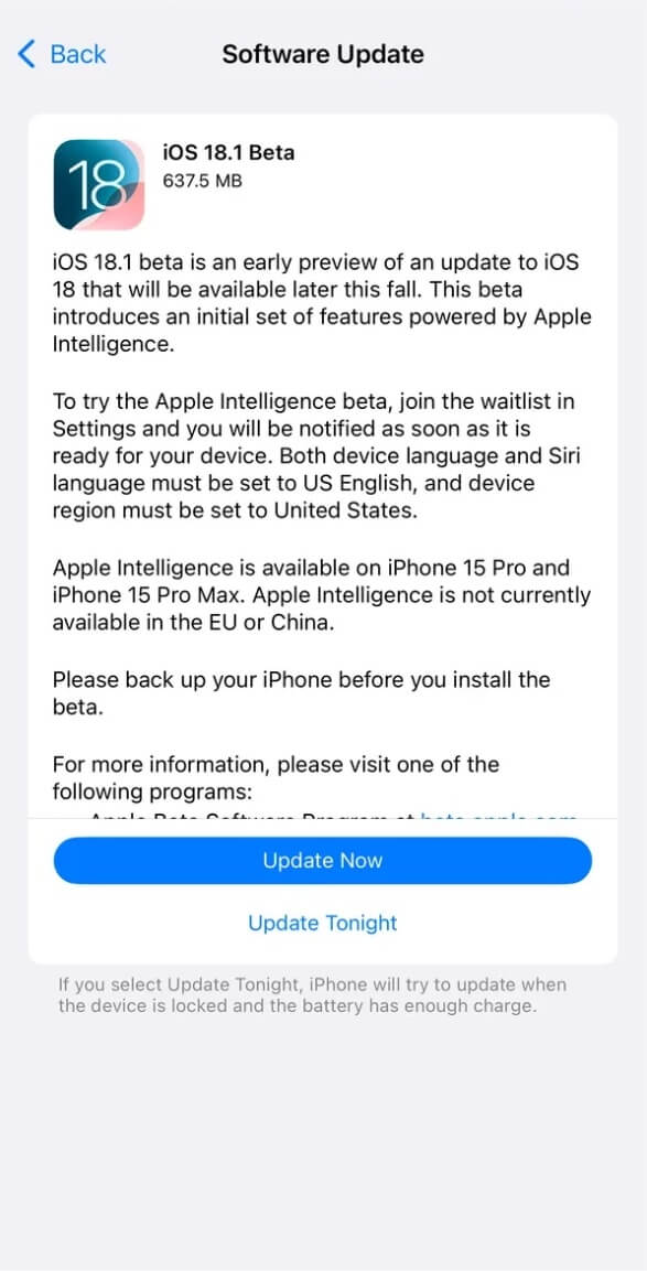 Install iOS 18 Beta on iPhone