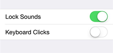 Turn Off Keyboard Clicks