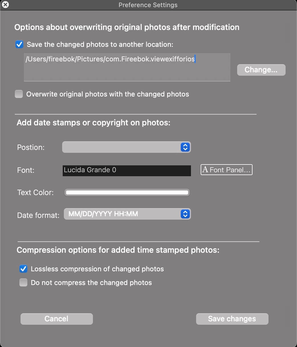 change saved iCloud Photos location