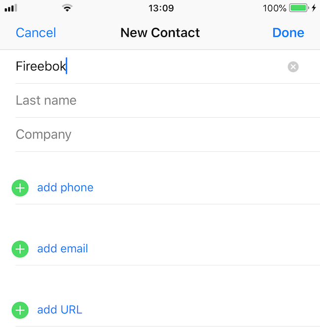iphone how to add contact to whatsapp